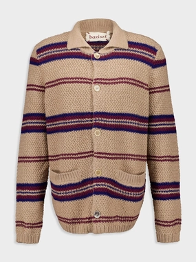 Champagne Alpaca Cardigan Knitwear Mens - men's sweaters sale