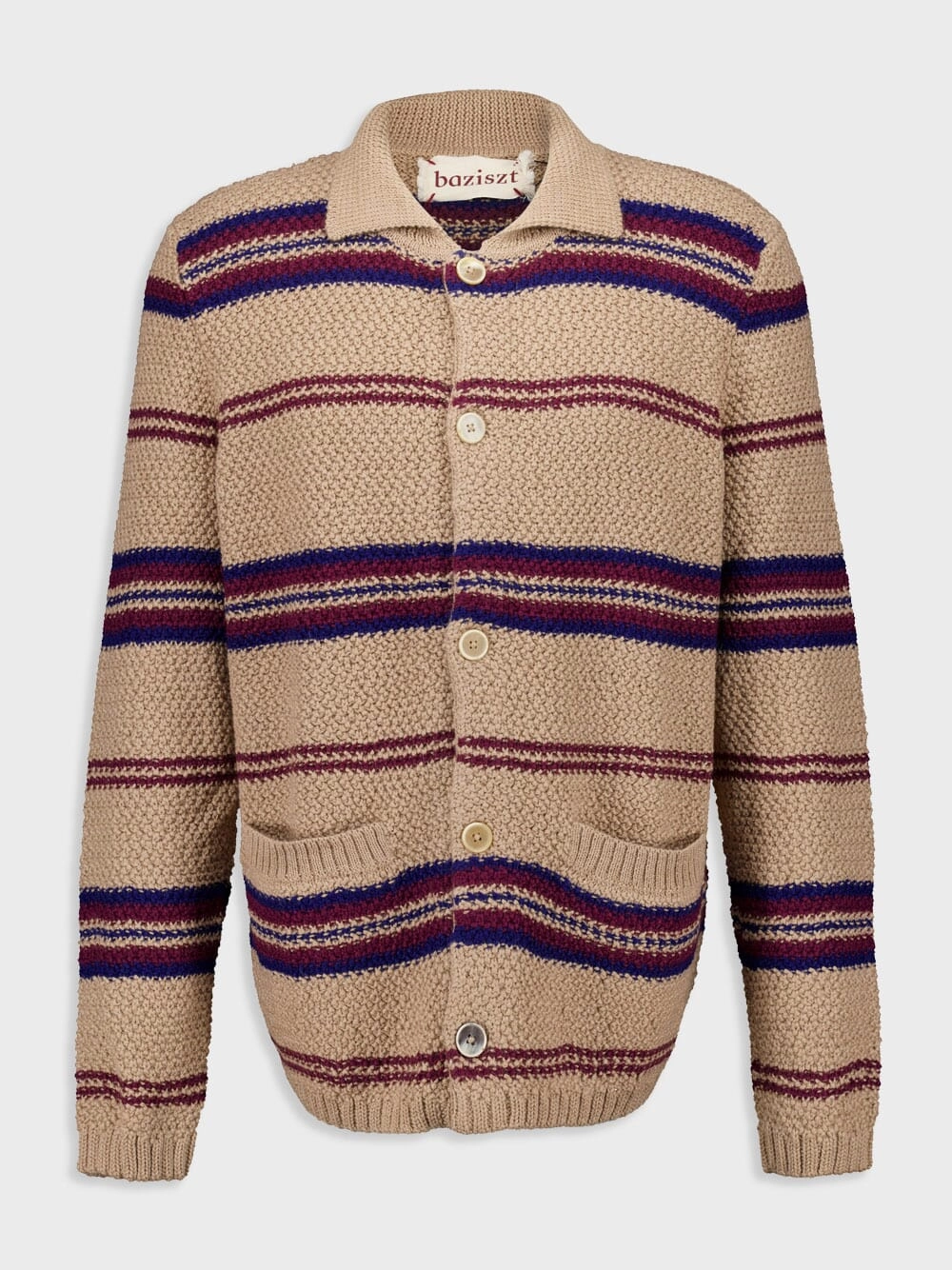 Champagne Alpaca Cardigan Knitwear Mens - men's sweaters sale