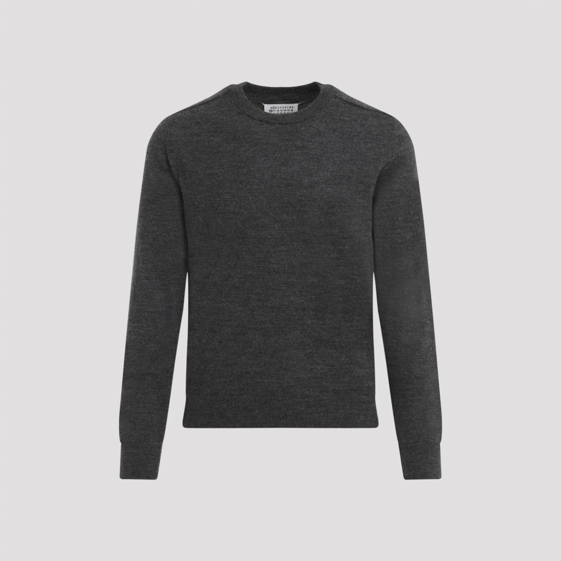 Charcoal Grey Wool Crewneck