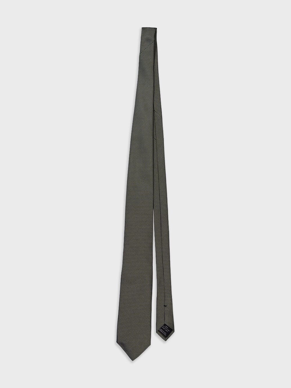 Check-Pattern Silk Tie
