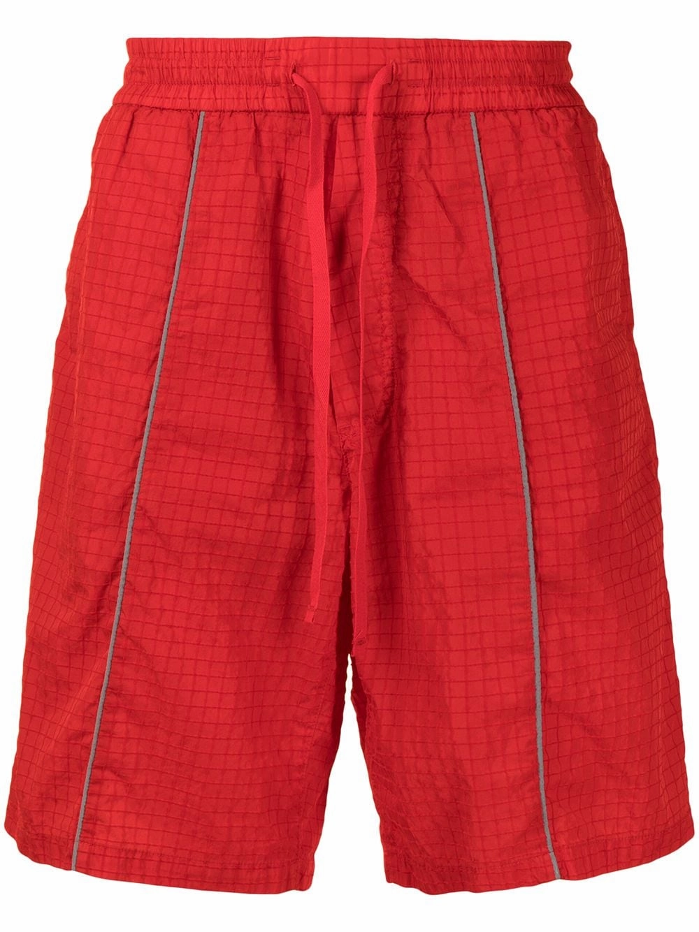 Check-Print Track Shorts cheap mens pants online