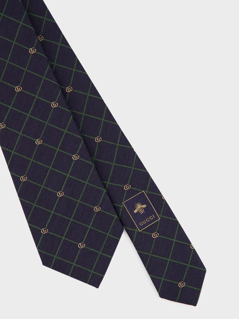 Check Silk Jacquard Tie