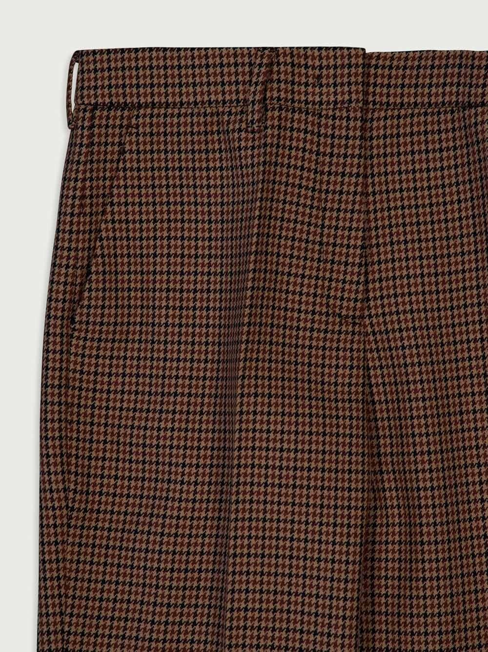 Check Wool Trousers