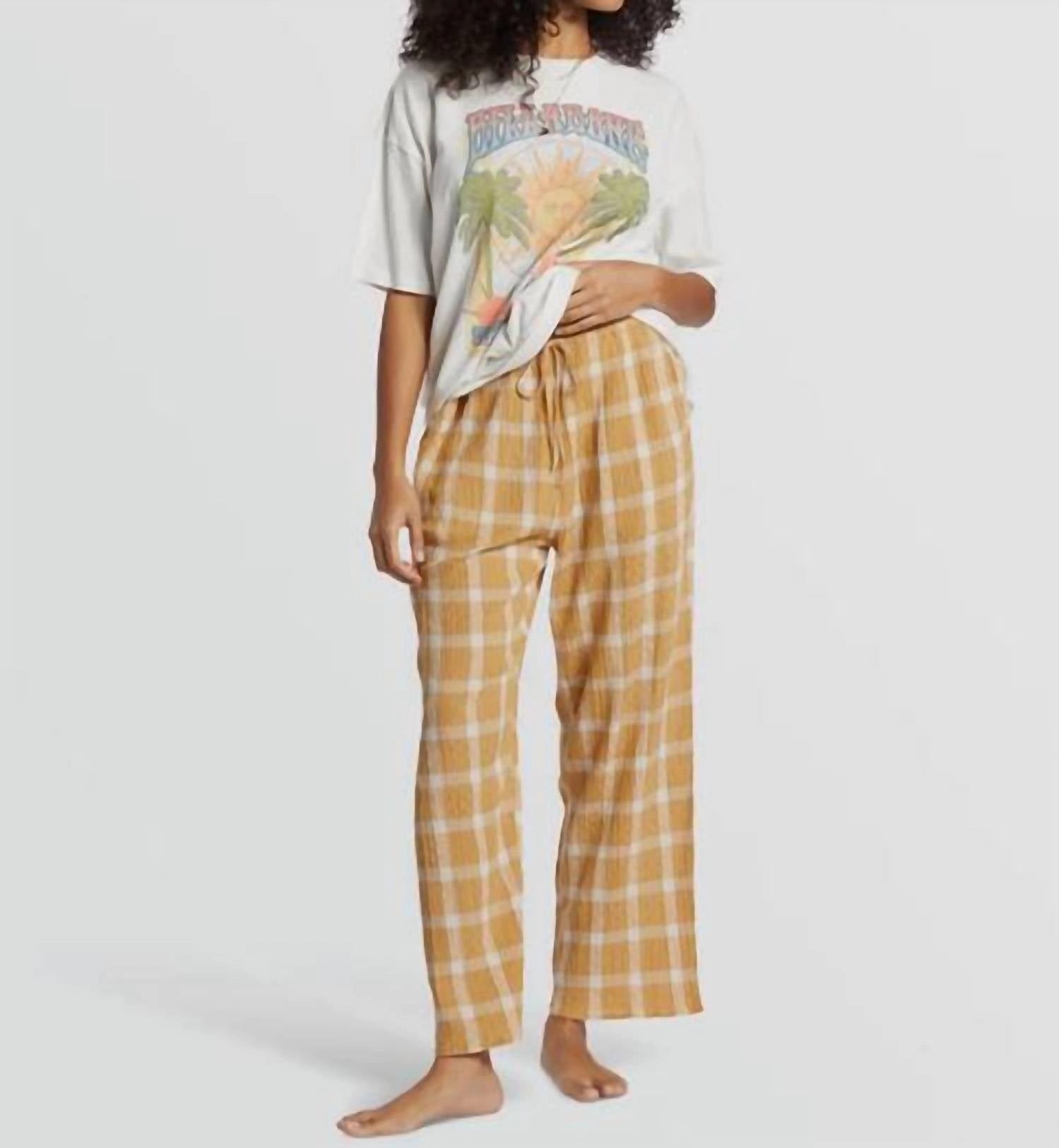 Checked Out Pants In Hemp womens linen pants discount