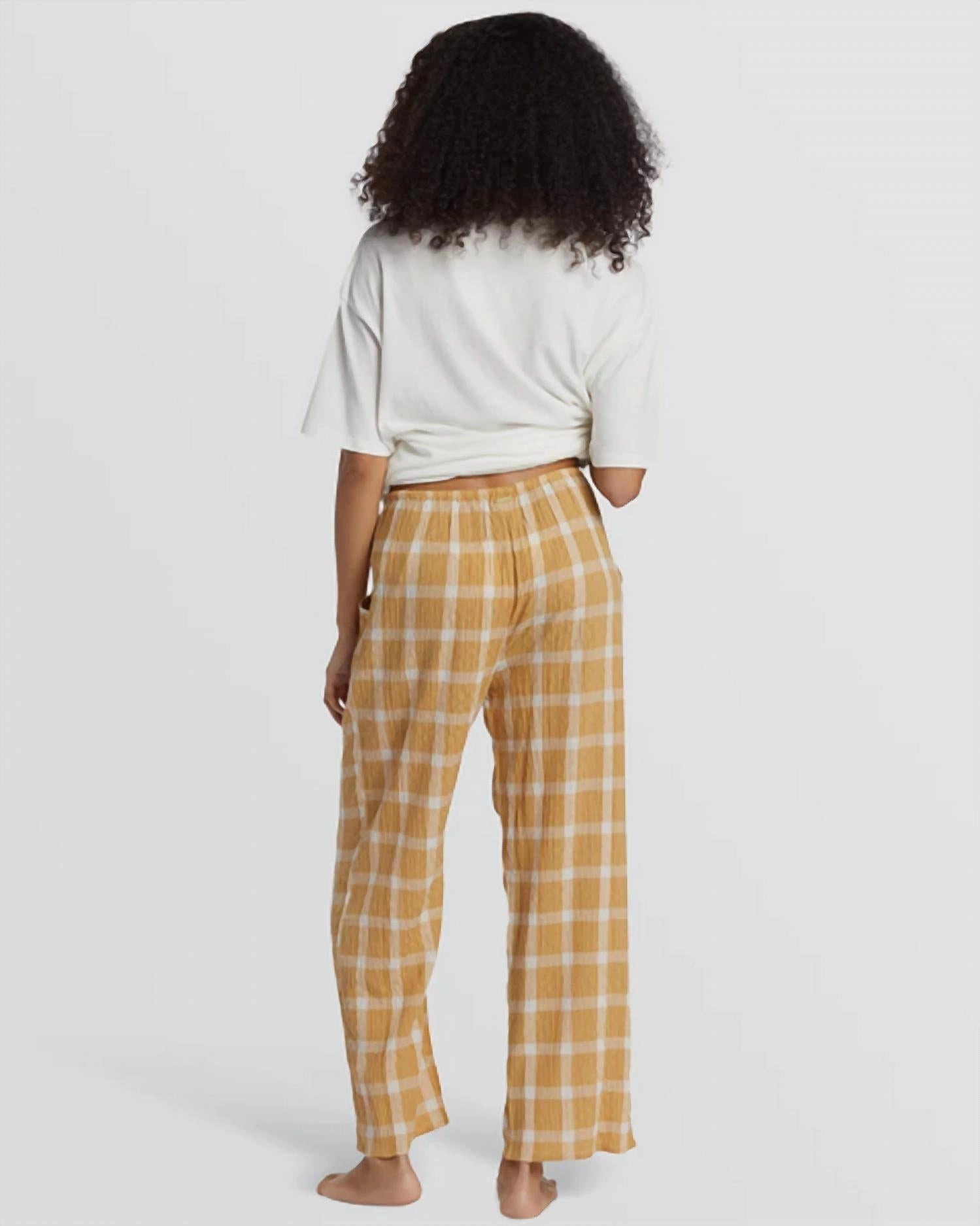 Checked Out Pants In Hemp