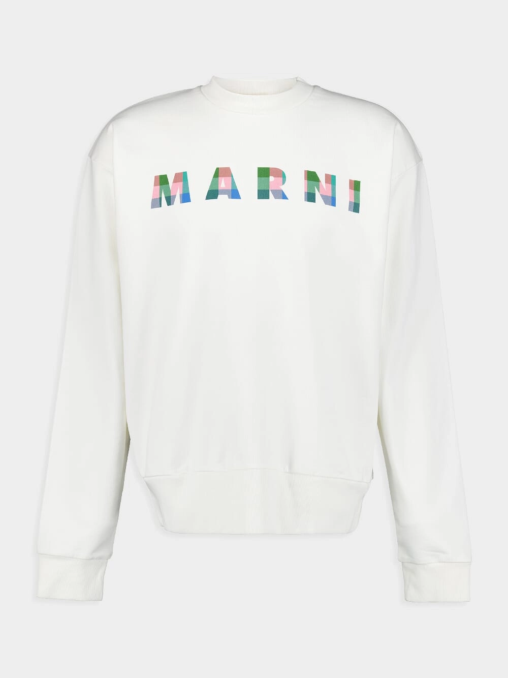 Checkered Logo Sweatshirt Tops Mens - thermal tops