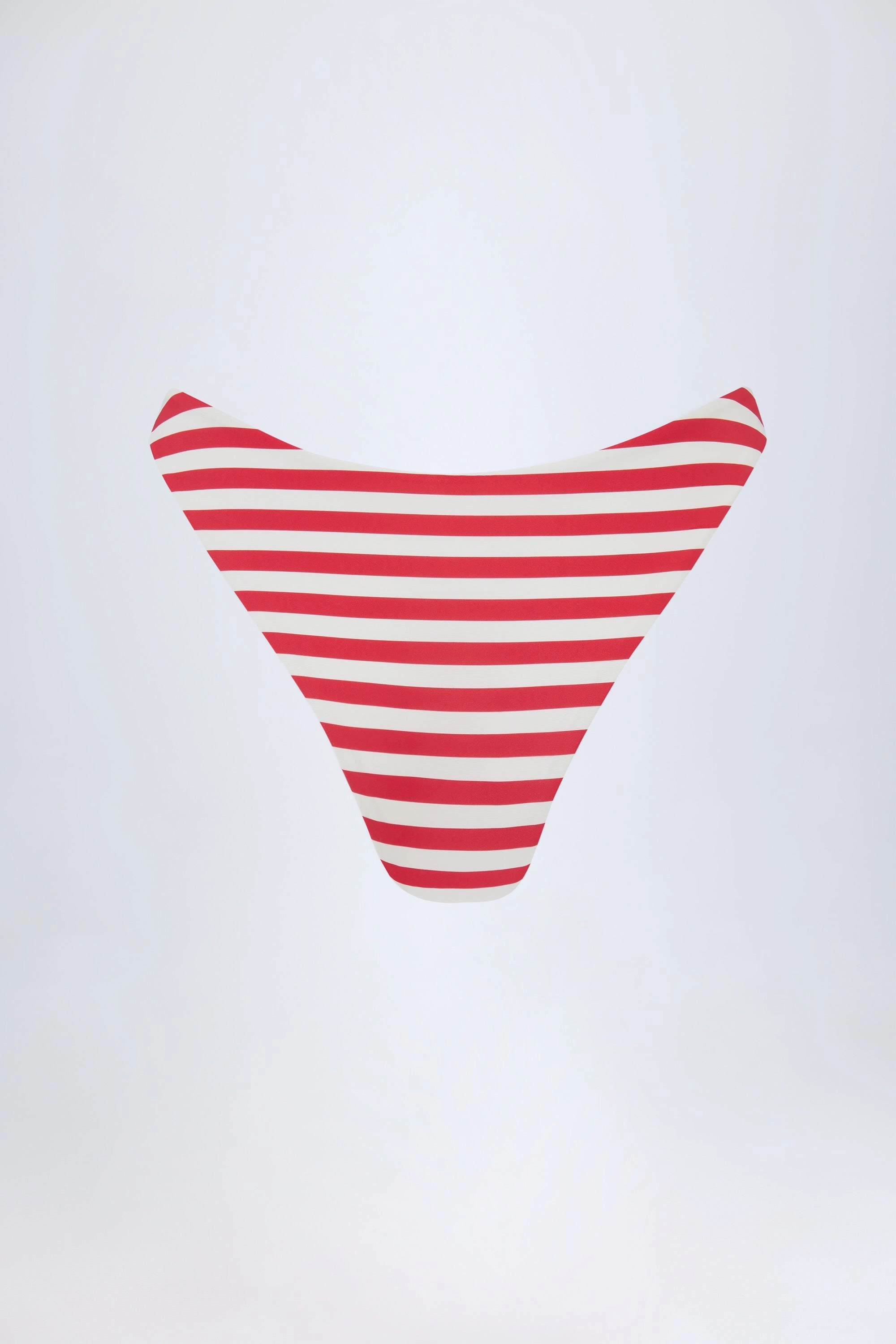 Cheeky Bikini Bottoms in Cherry Red Stripe
