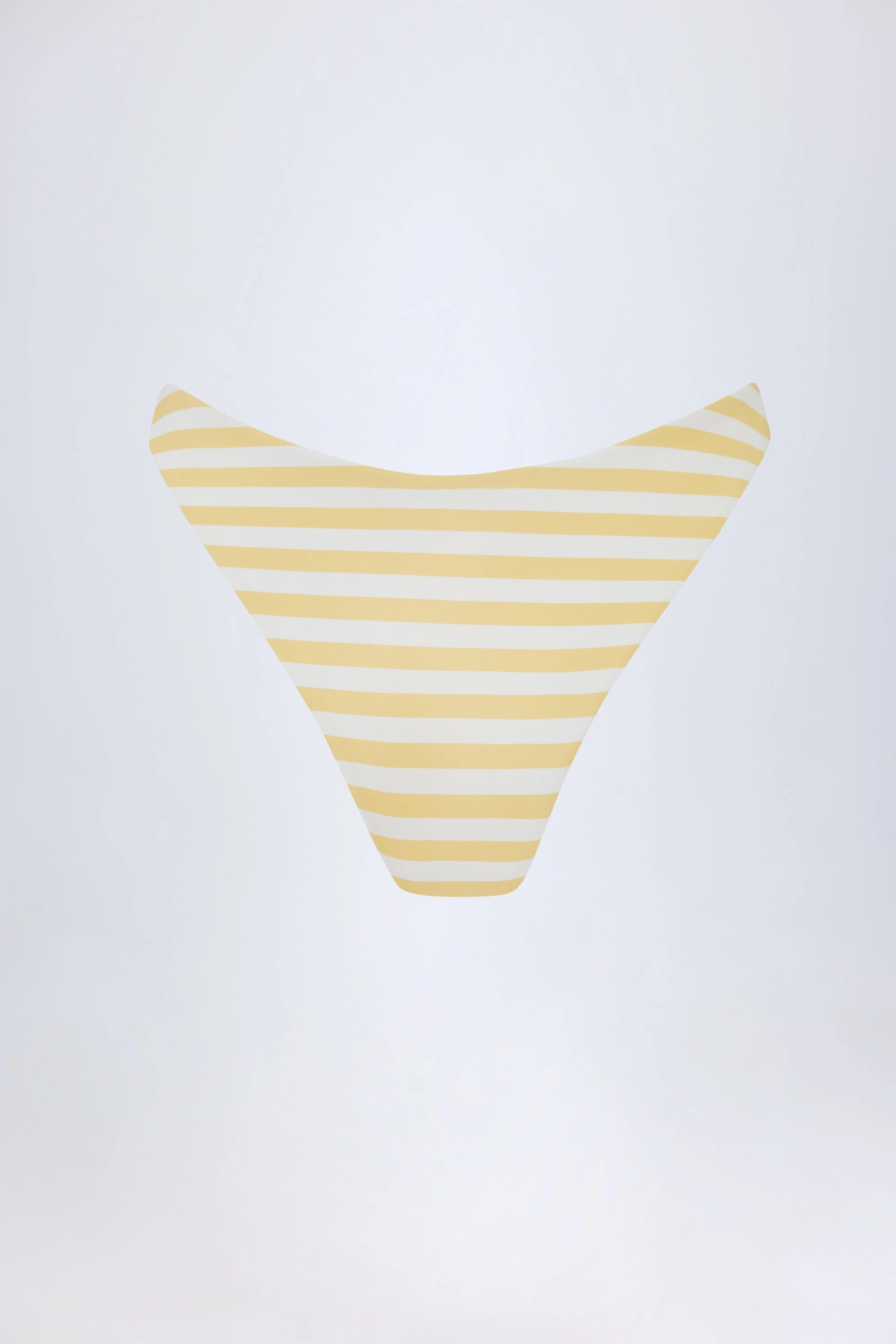 Cheeky Bikini Bottoms in Lemon Yellow Stripe