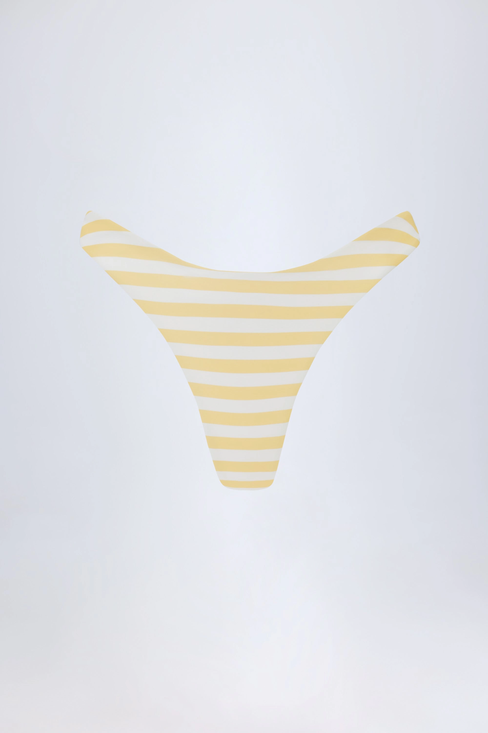 Cheeky Bikini Bottoms in Lemon Yellow Stripe