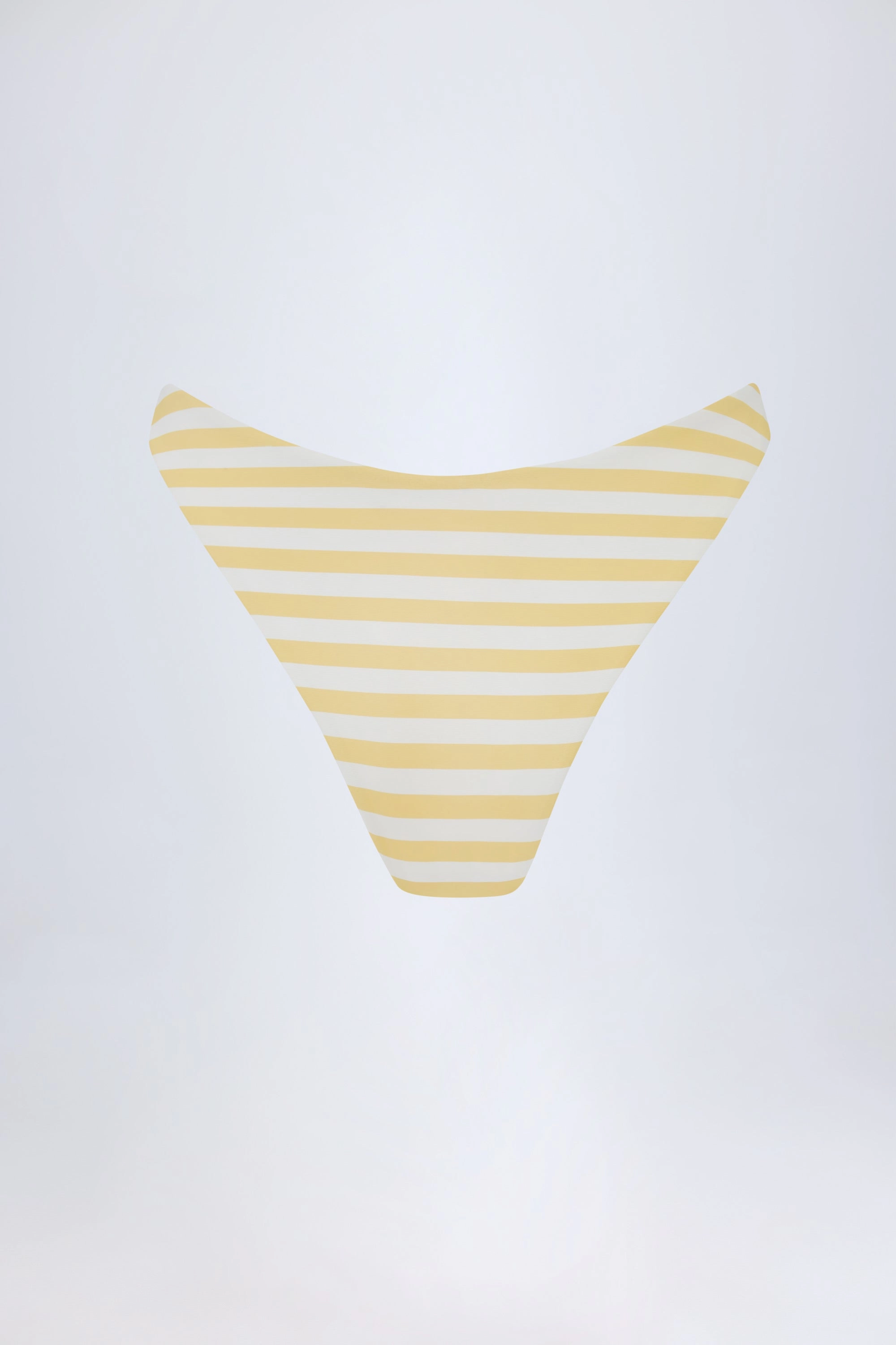 Cheeky Bikini Bottoms in Lemon Yellow Stripe