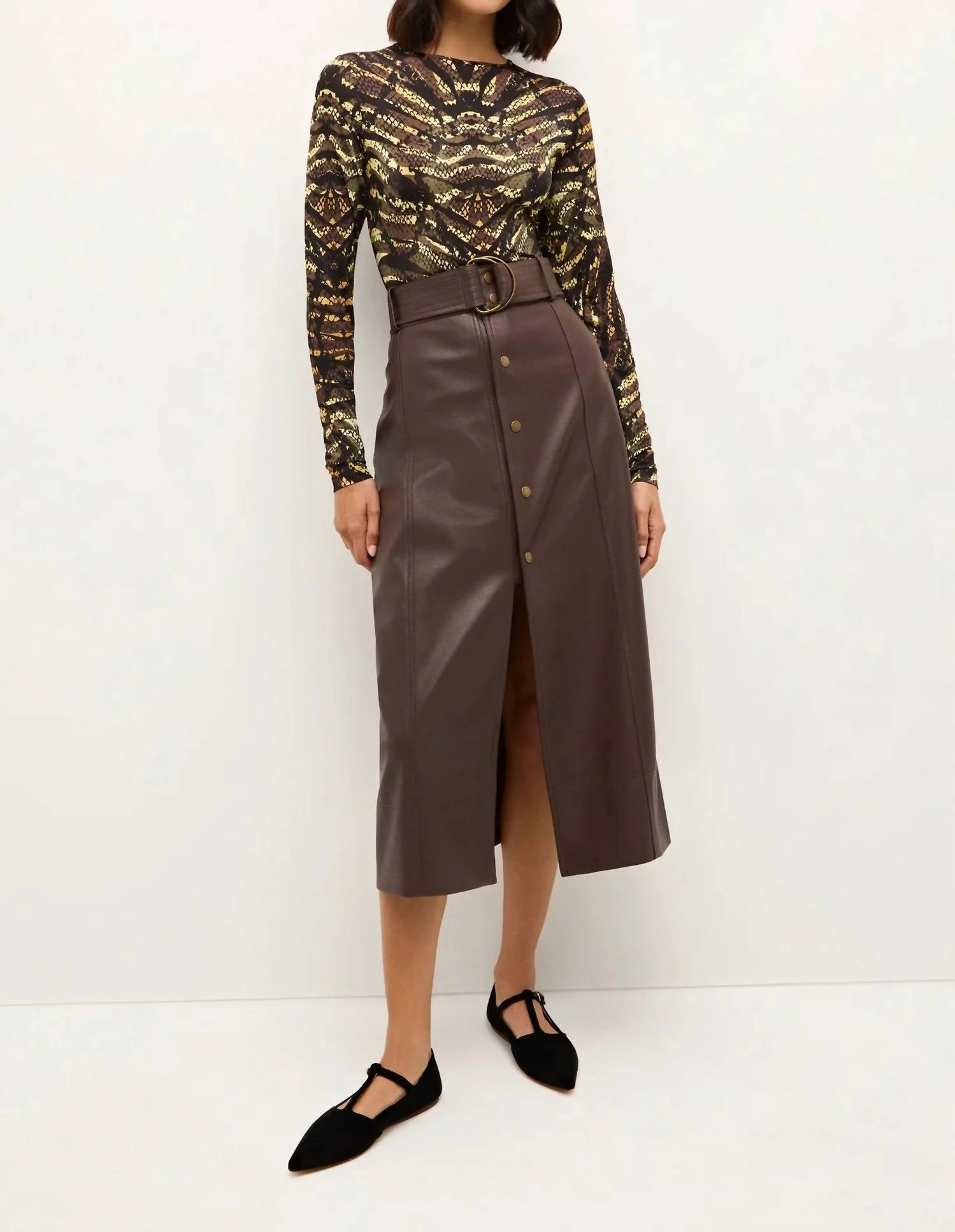 Chelsea Skirt In Walnut