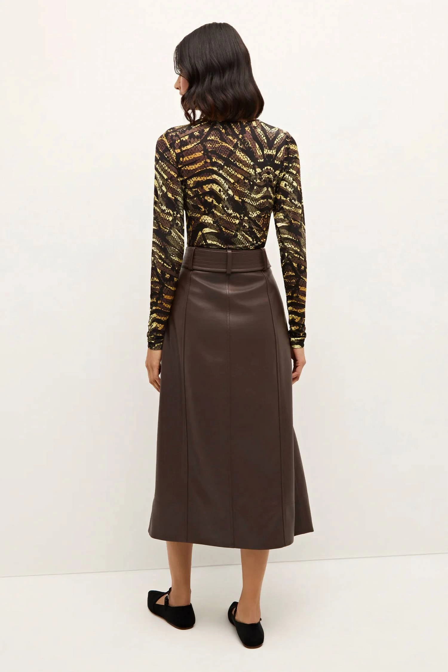 Chelsea Skirt In Walnut