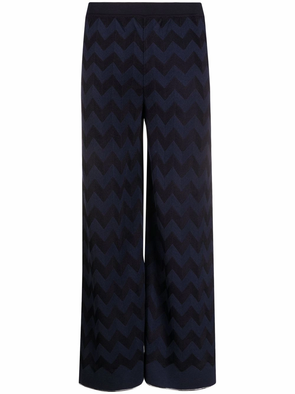Chevron straight-leg trousers Knitwear Womens - women's knitwear cheap