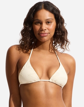 Chiara Slide Tri Bikini Top - Ecru Swim Womens - one-pieces cheap