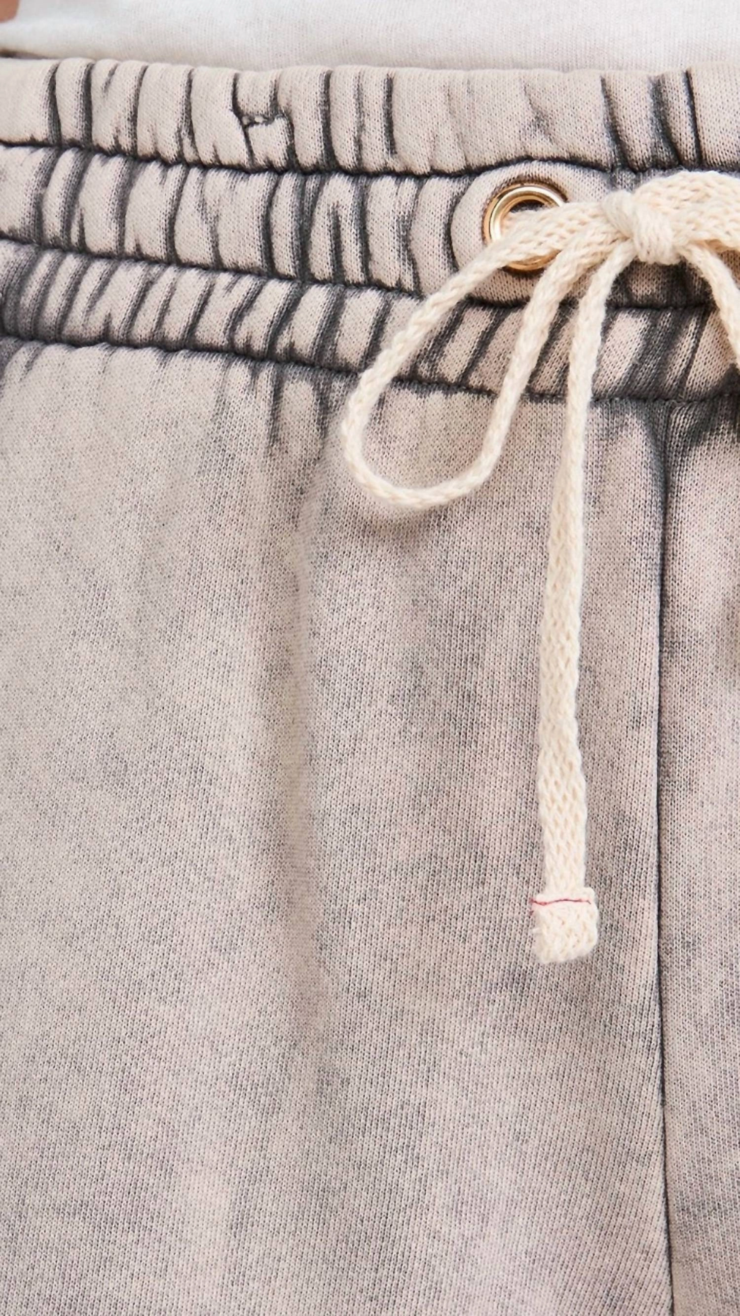 Christine Flare Sweatpants In Dove Mineral
