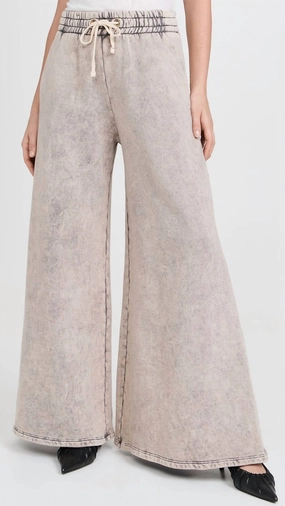 Christine Flare Sweatpants In Dove Mineral womens palazzo pants deal