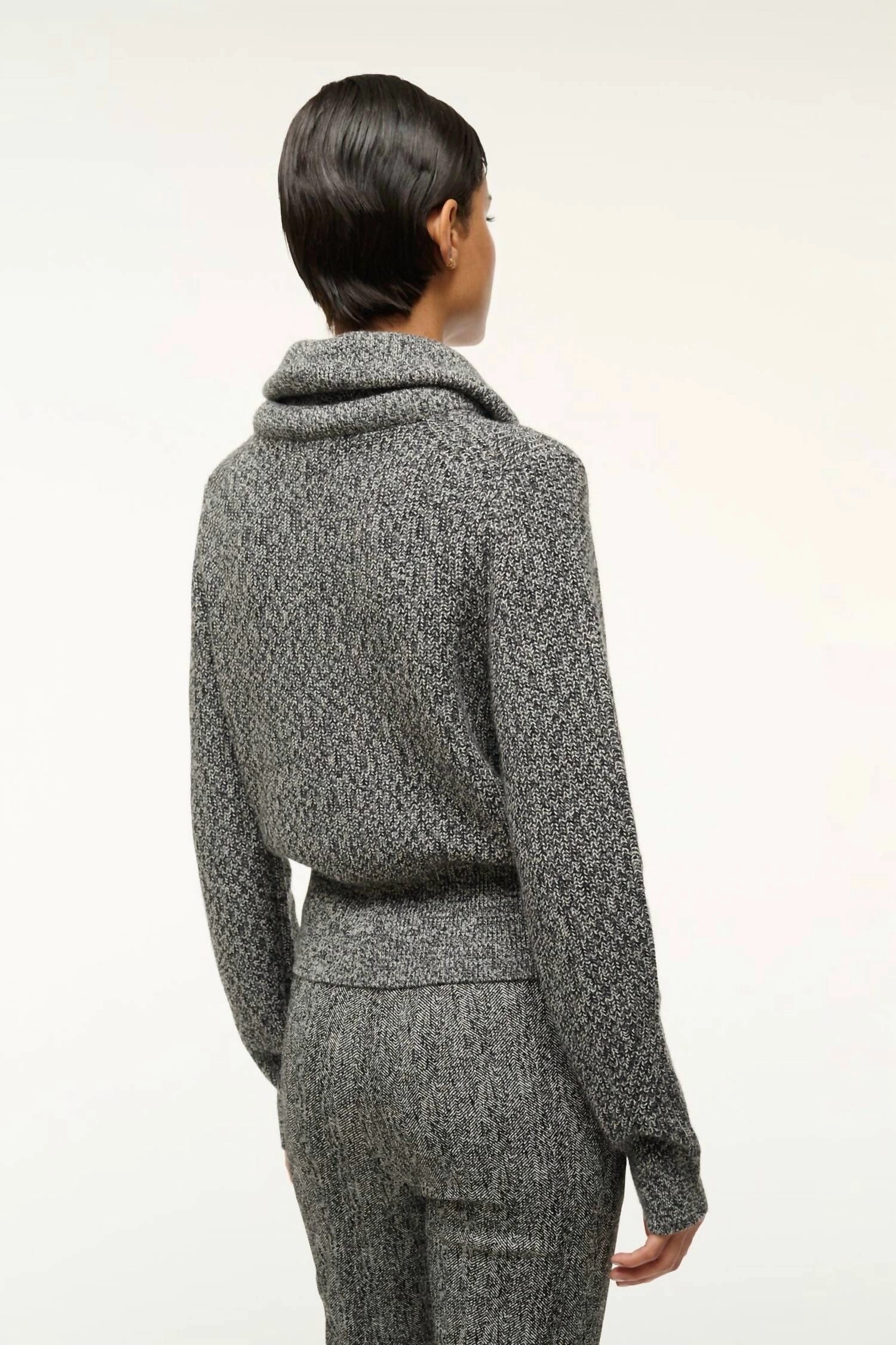 Christopher Sweater In Black Melange