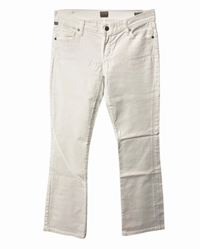 Citizens of Humanity Classic Jeans in White Cotton womens leather pants outlet