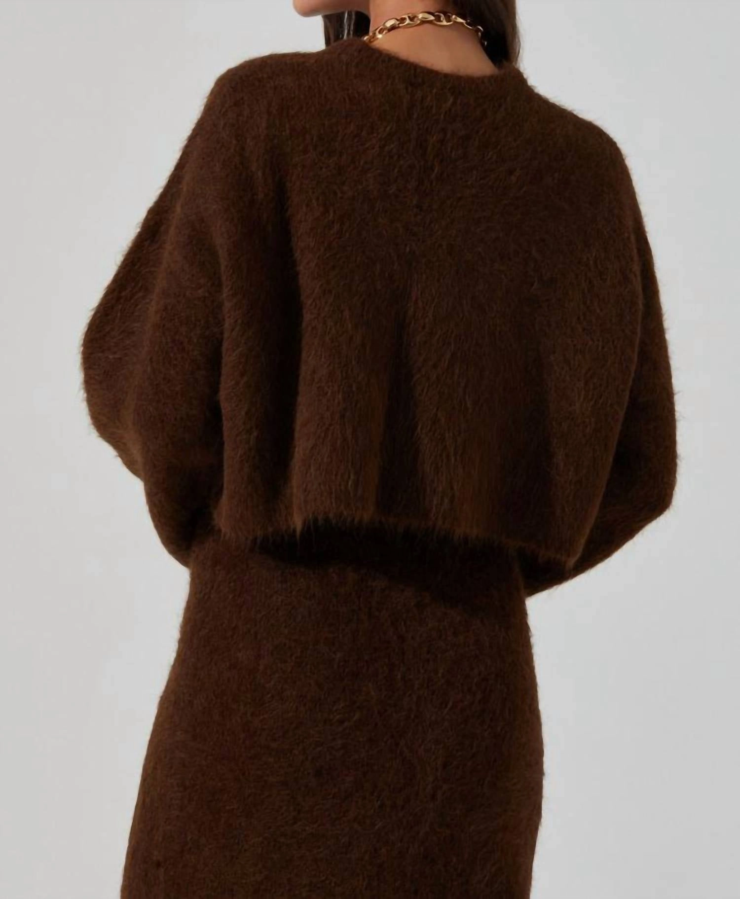 Clarisse Sweater In Espresso