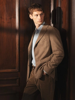 Classic Fit Virgin Wool Blazer Suits Mens - men's suits outlet