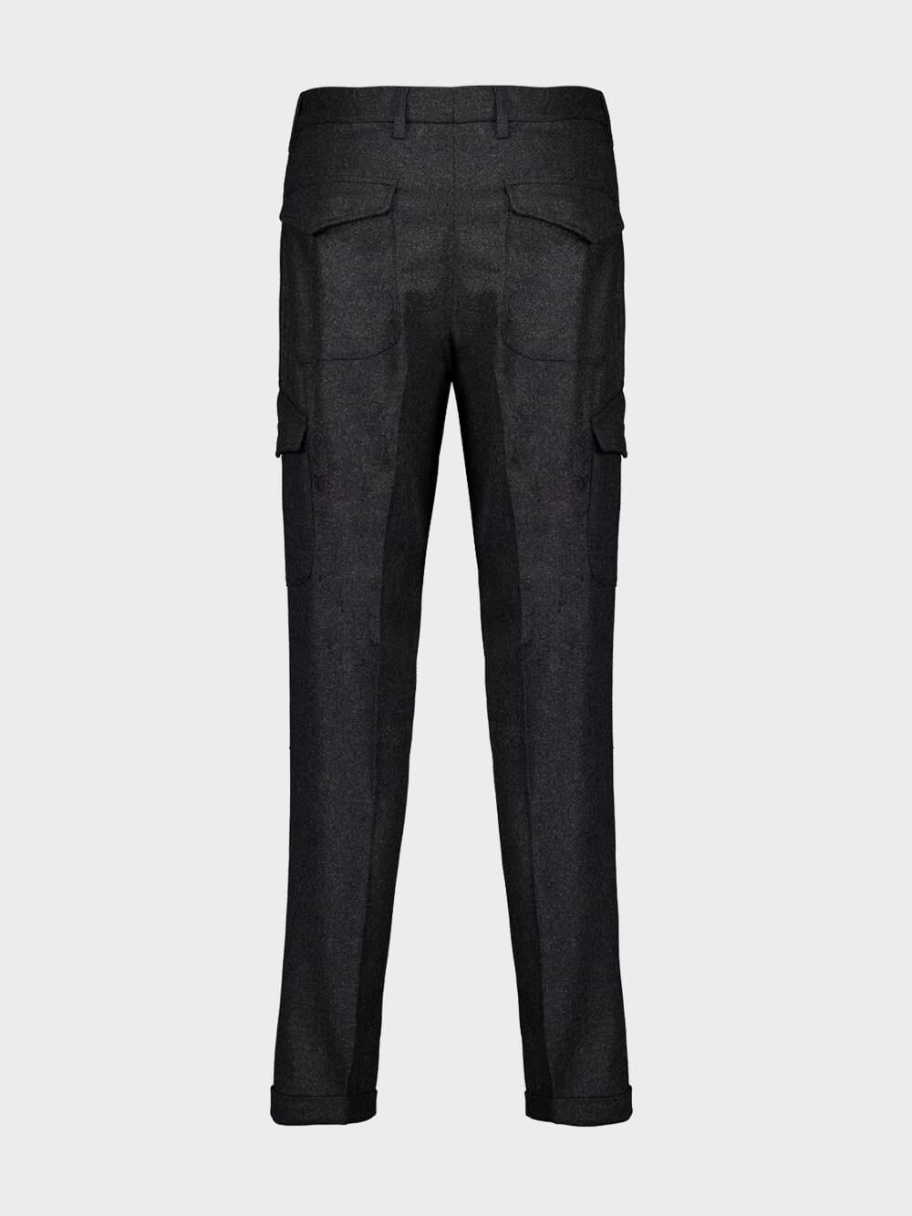 Classic Fit Virgin Wool Cargo Trousers