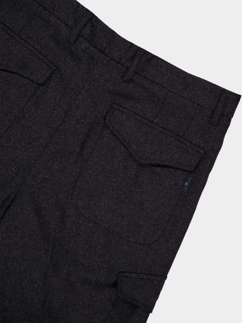 Classic Fit Virgin Wool Cargo Trousers