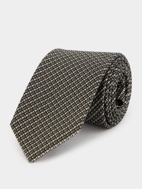 Classic Houndstooth Silk Tie Suits Mens - men's suits outlet