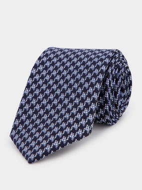 Classic Houndstooth Tie Suits Mens - men's suits outlet