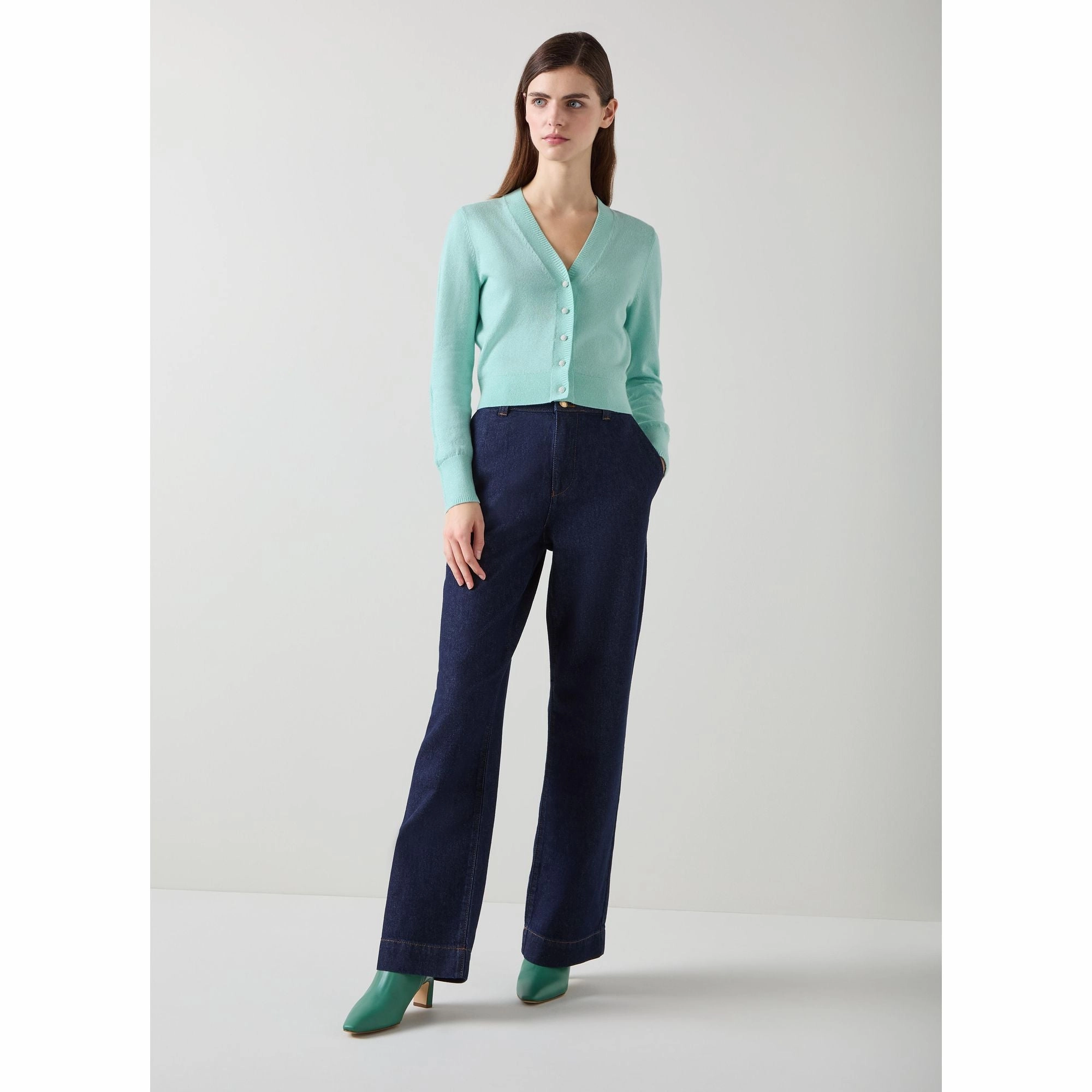 Coco Green And Silver Cardigan