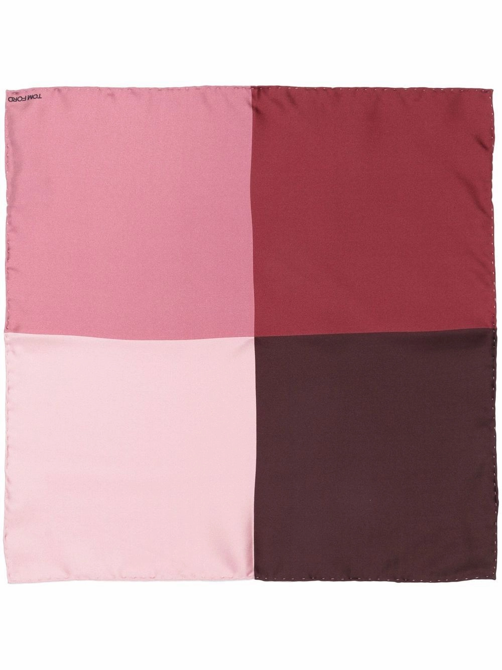 Colour block pocket square