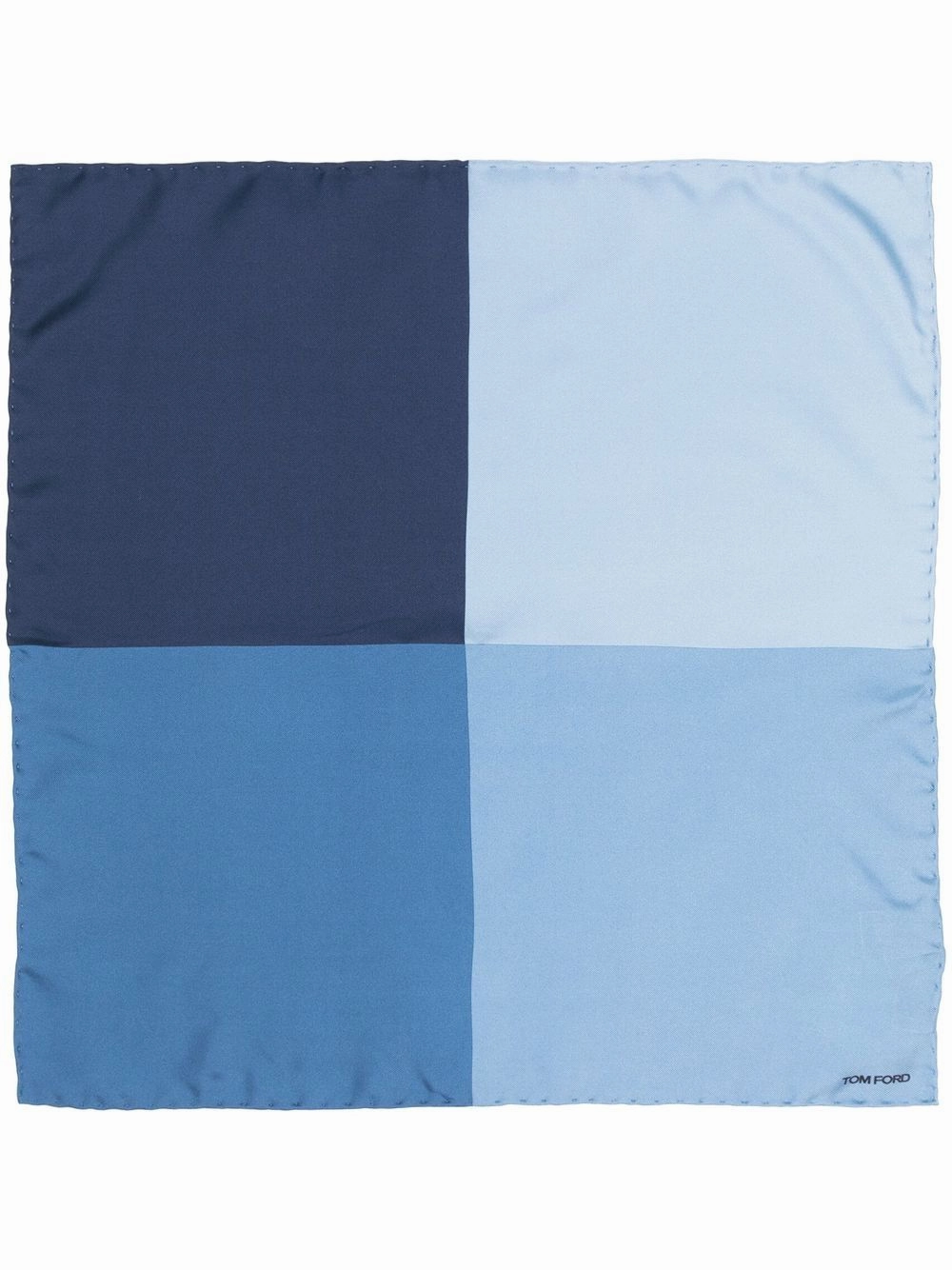 Colour block pocket square