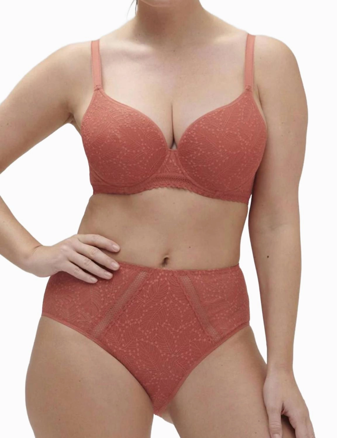 Comete 3D Plunge Bra In Texas Rose