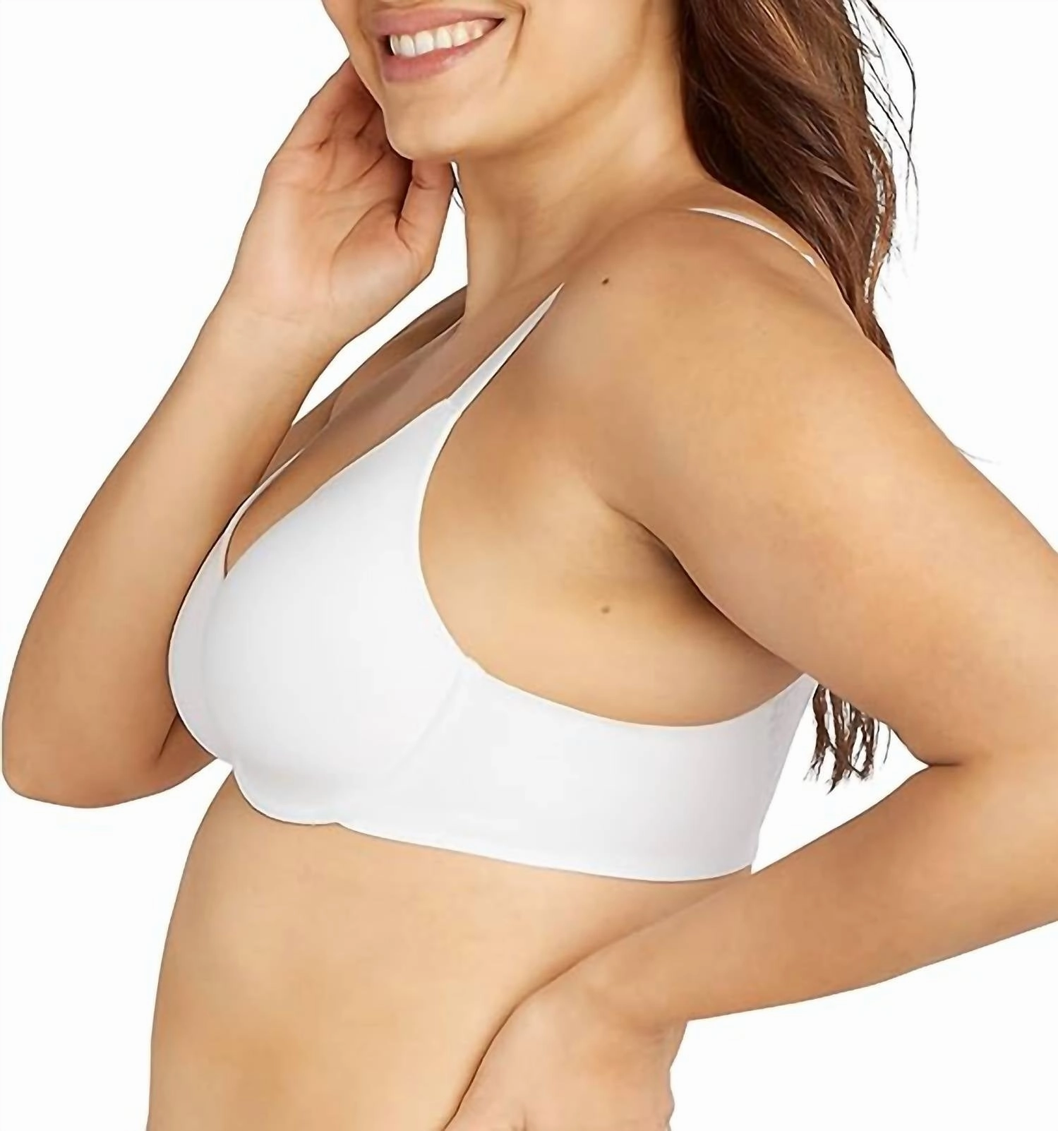 Comfort Revolution Soft Touch Perfect Wire Bra In White