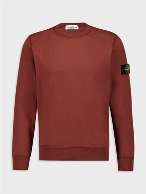 Compass-Motif Cotton Sweatshirt Tops Mens - thermal tops