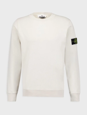 Compass-Motif Cotton Sweatshirt Tops Mens - thermal tops