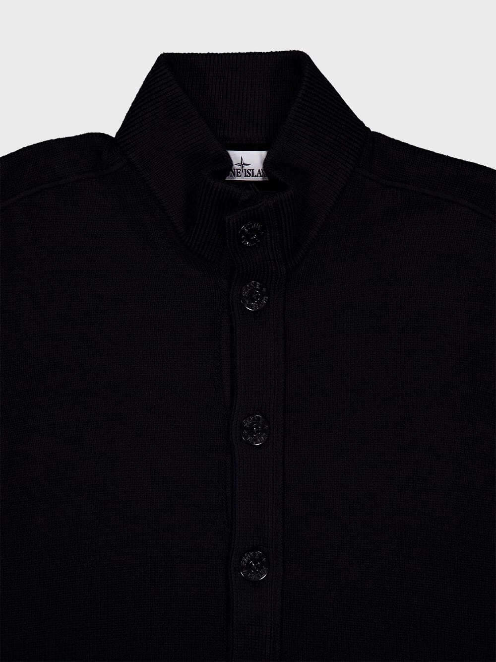 Compass-Motif Knitted Cardigan