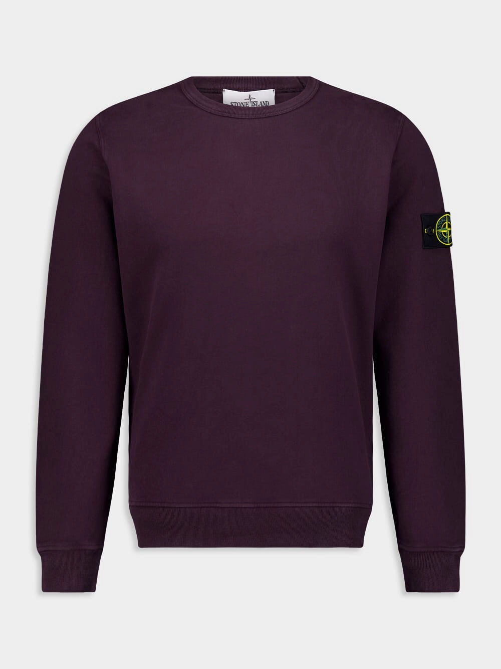 Compass-Patch Cotton Sweatshirt Tops Mens - thermal tops
