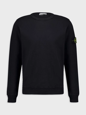 Compass-Patch Cotton Sweatshirt Tops Mens - thermal tops