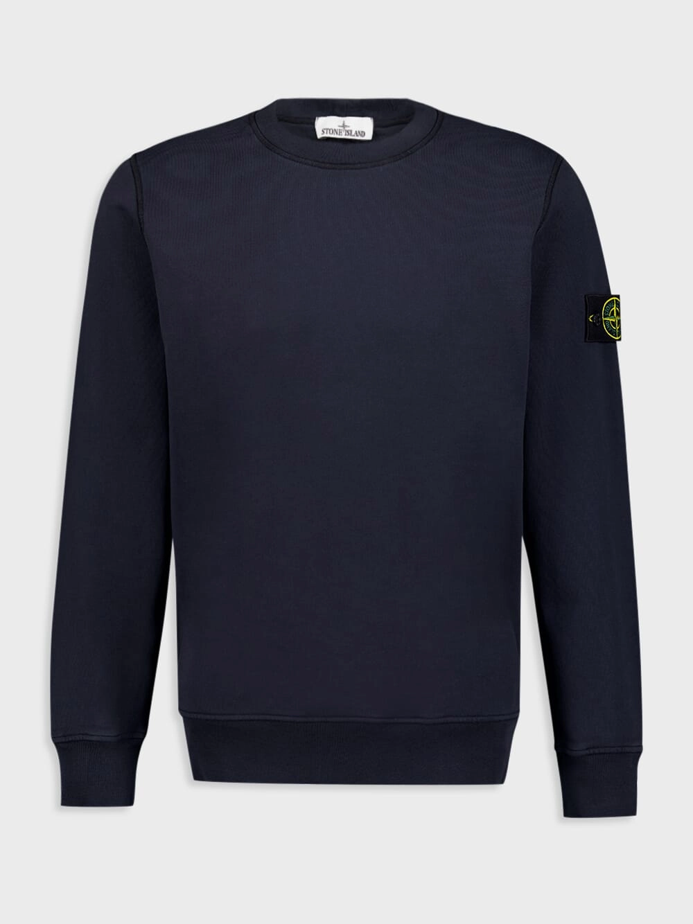 Compass-Patch Crew-Neck Sweatshirt Tops Mens - thermal tops