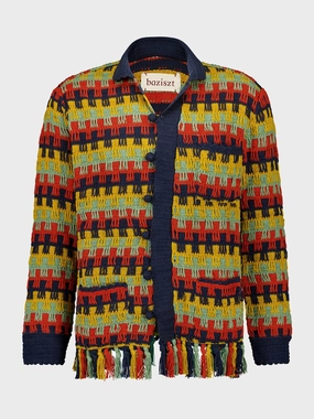 Conondrum Crochet Shirt Knitwear Mens - men's sweaters sale