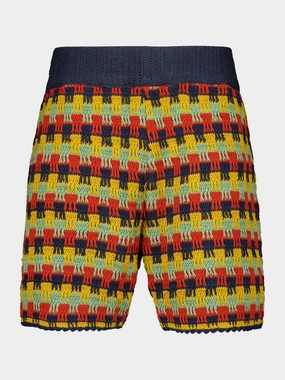 Conondrum Crochet Shorts Knitwear Mens - men's sweaters sale