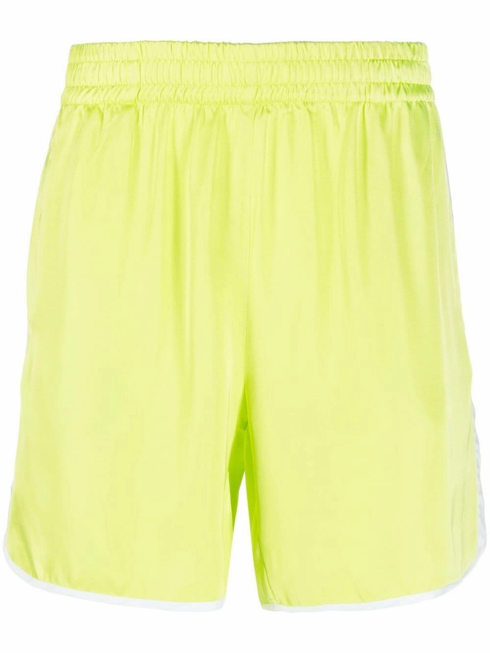Contrasting-Sides Track Shorts cheap mens pants online