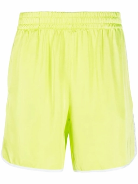 Contrasting-Sides Track Shorts cheap mens pants online
