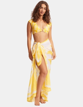 Corsica Pareo - Citron Swim Womens - swimwear sale