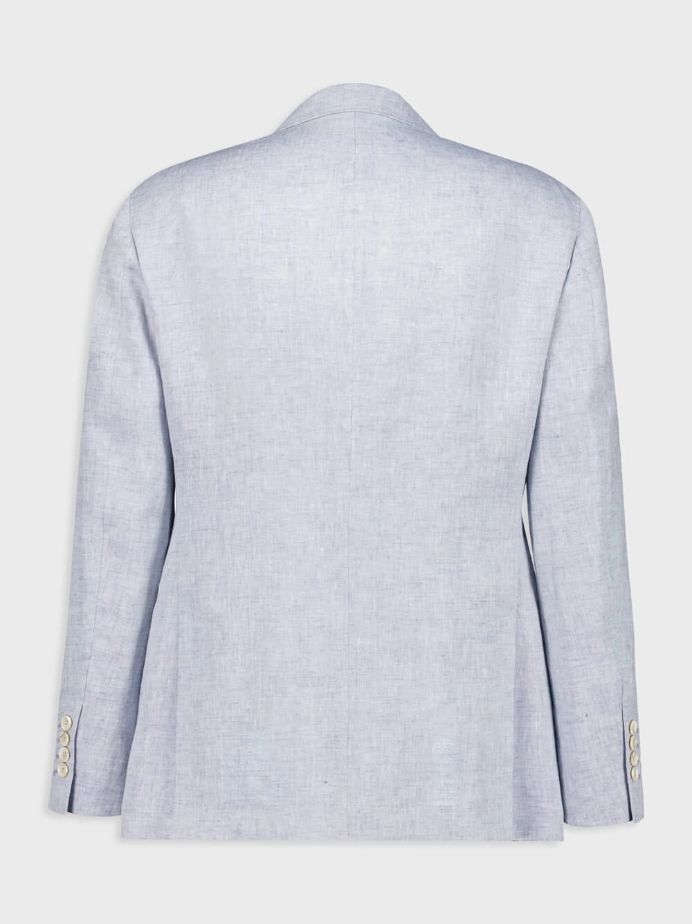 Cosmos Grey Dlav Linen Deconstructed Blazer