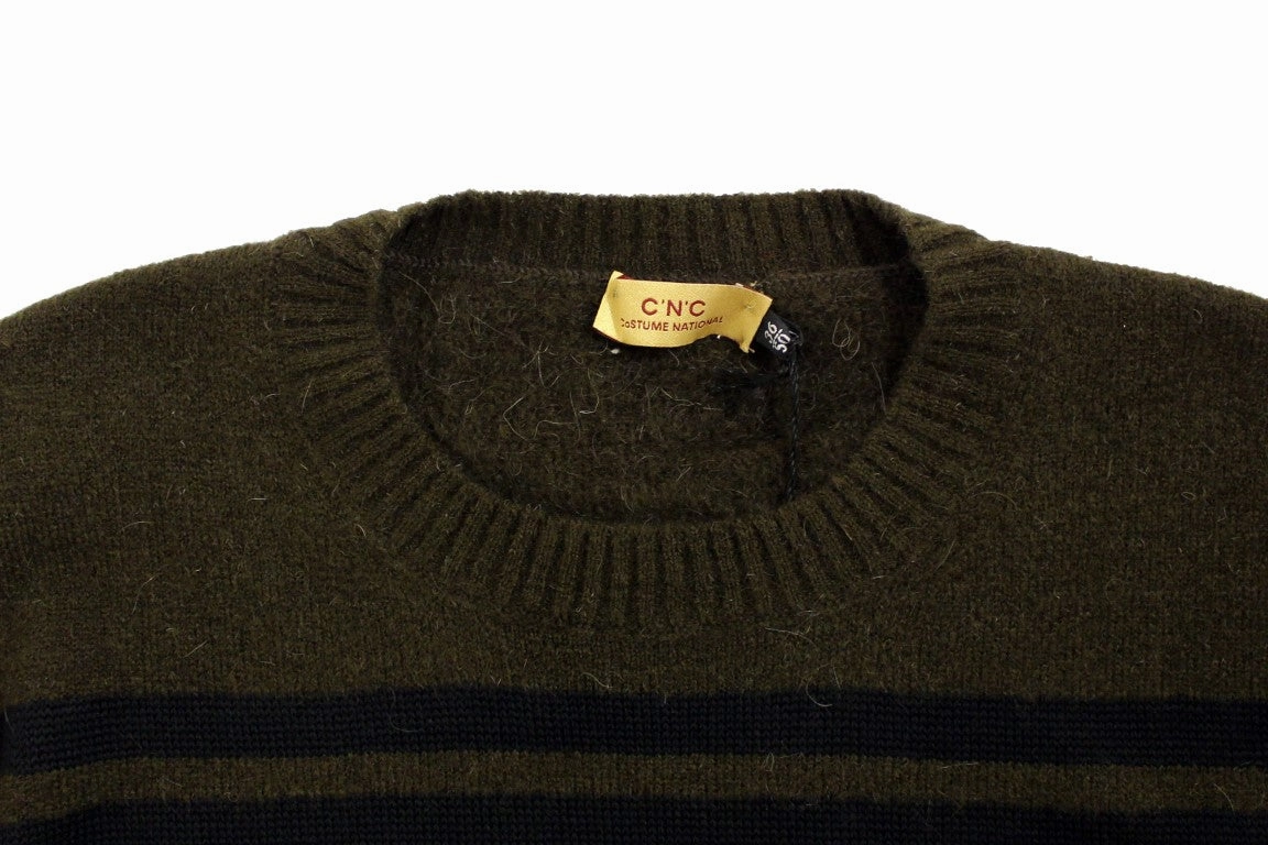 Costume National  striped crewneck Men's sweater
