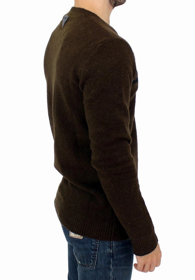 Costume National  striped crewneck Men's sweater