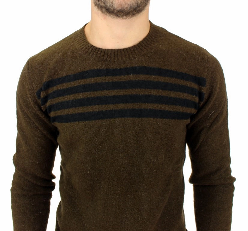 Costume National  striped crewneck Men's sweater