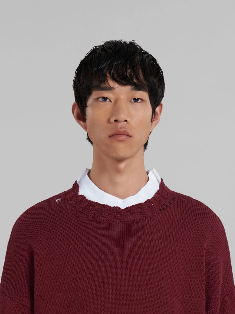Cotton Crewneck Sweater