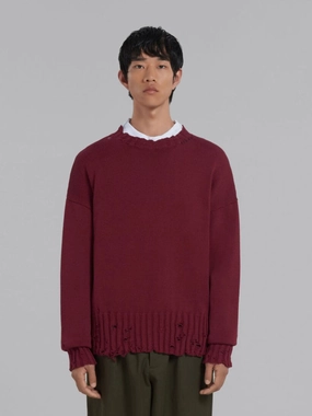 Cotton Crewneck Sweater Knitwear Mens - men's sweaters sale
